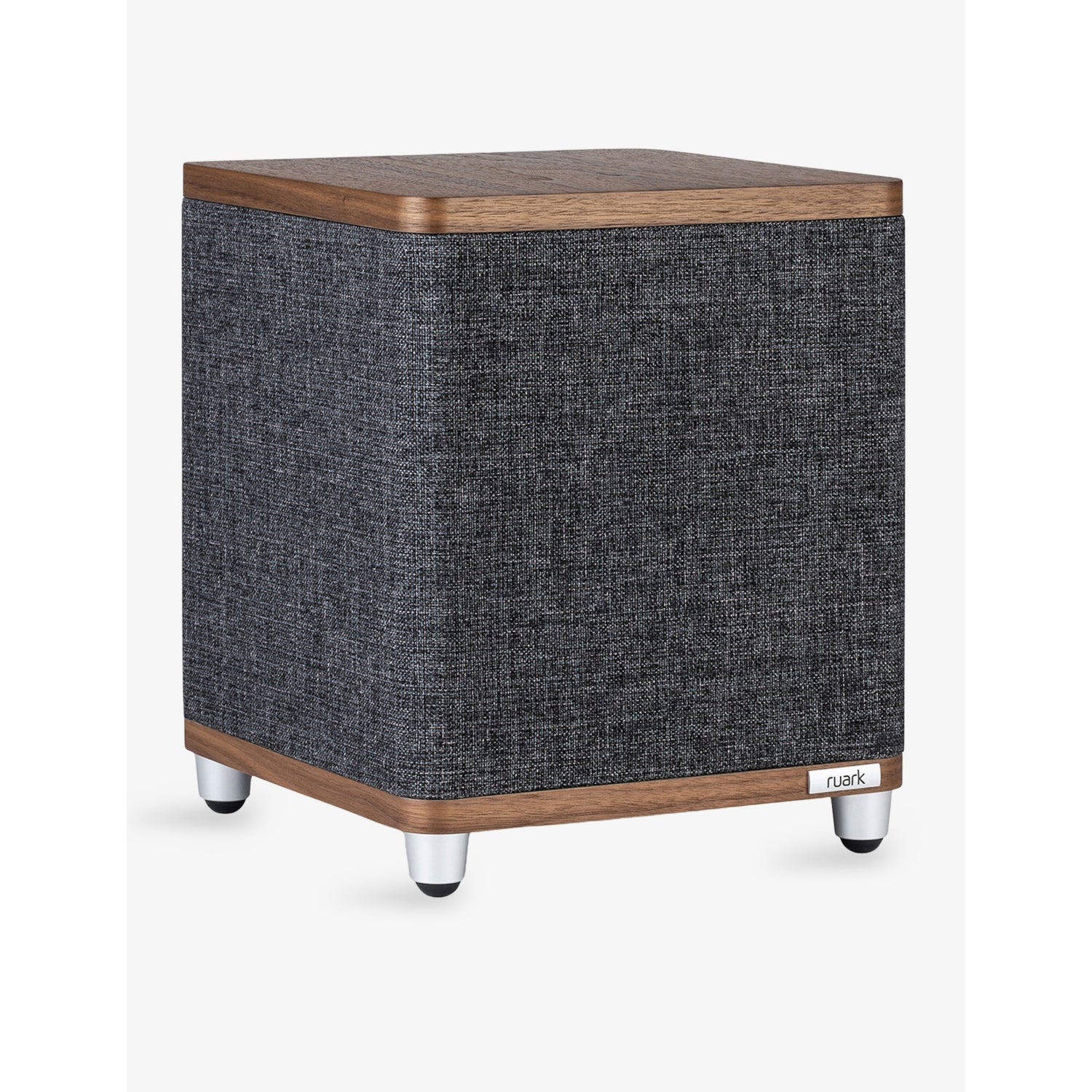 Ruark Audio RS1 subwoofer speaker with fabric grille, UK version