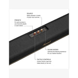 Marshall Heston 120 soundbar with Dolby Atmos, imported from the UK