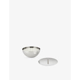 Alessi Rocc small stainless-steel candle holder 12cm - British product