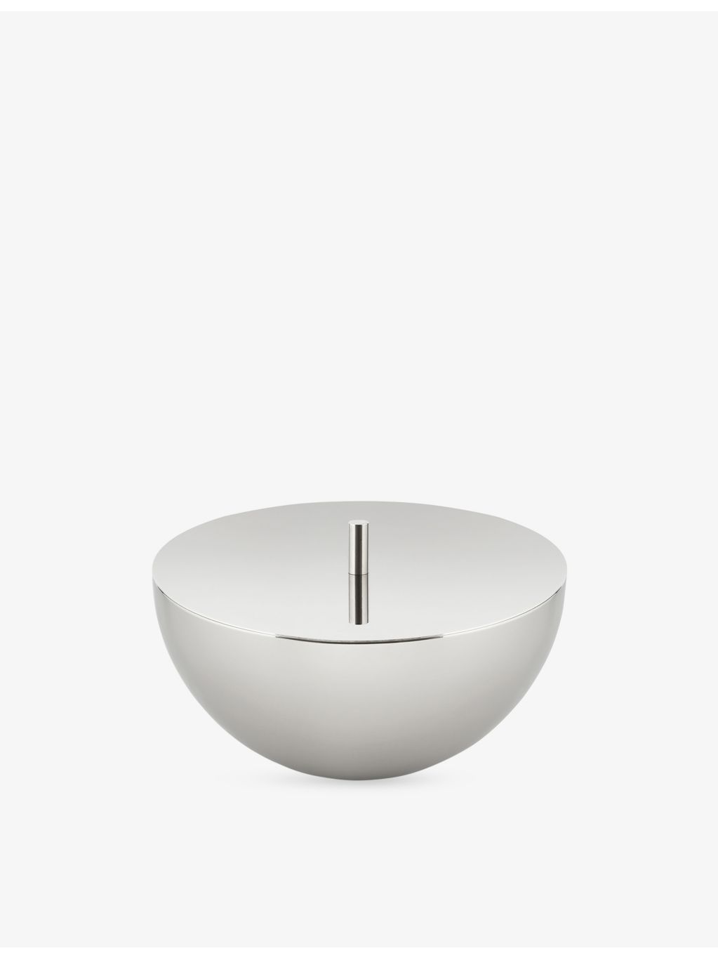 Alessi Rocc small stainless-steel candle holder 12cm - British product