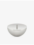 Alessi Rocc small stainless-steel candle holder 12cm - British product