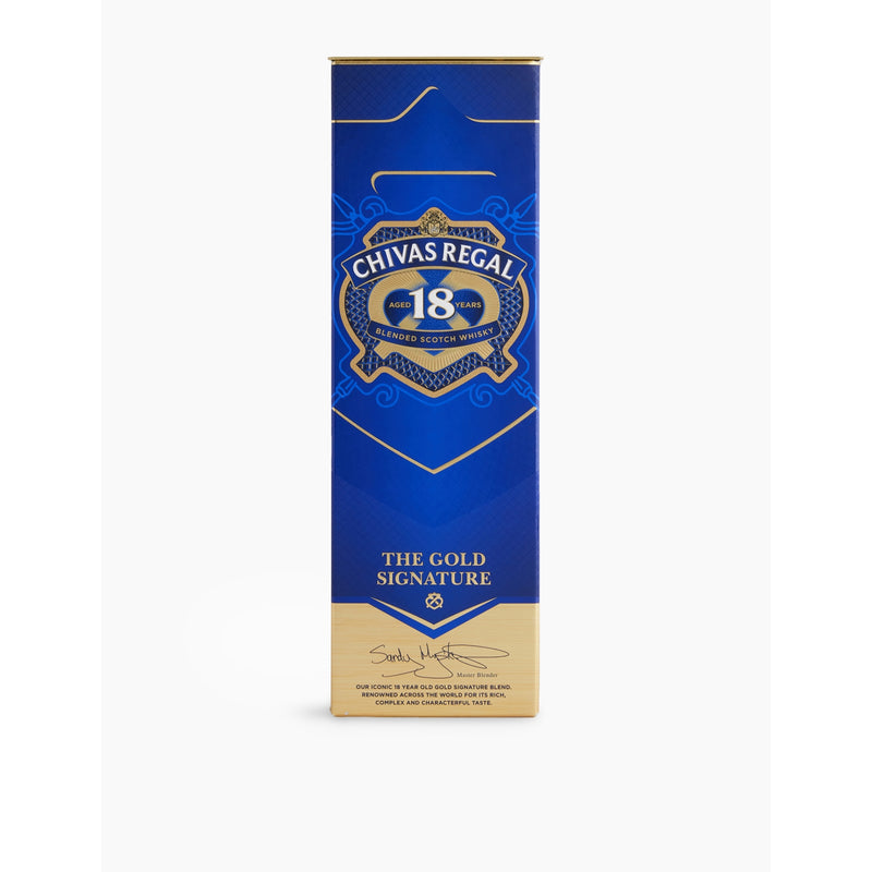 Chivas Regal 18 year old blended Scotch whisky 700ml - British product