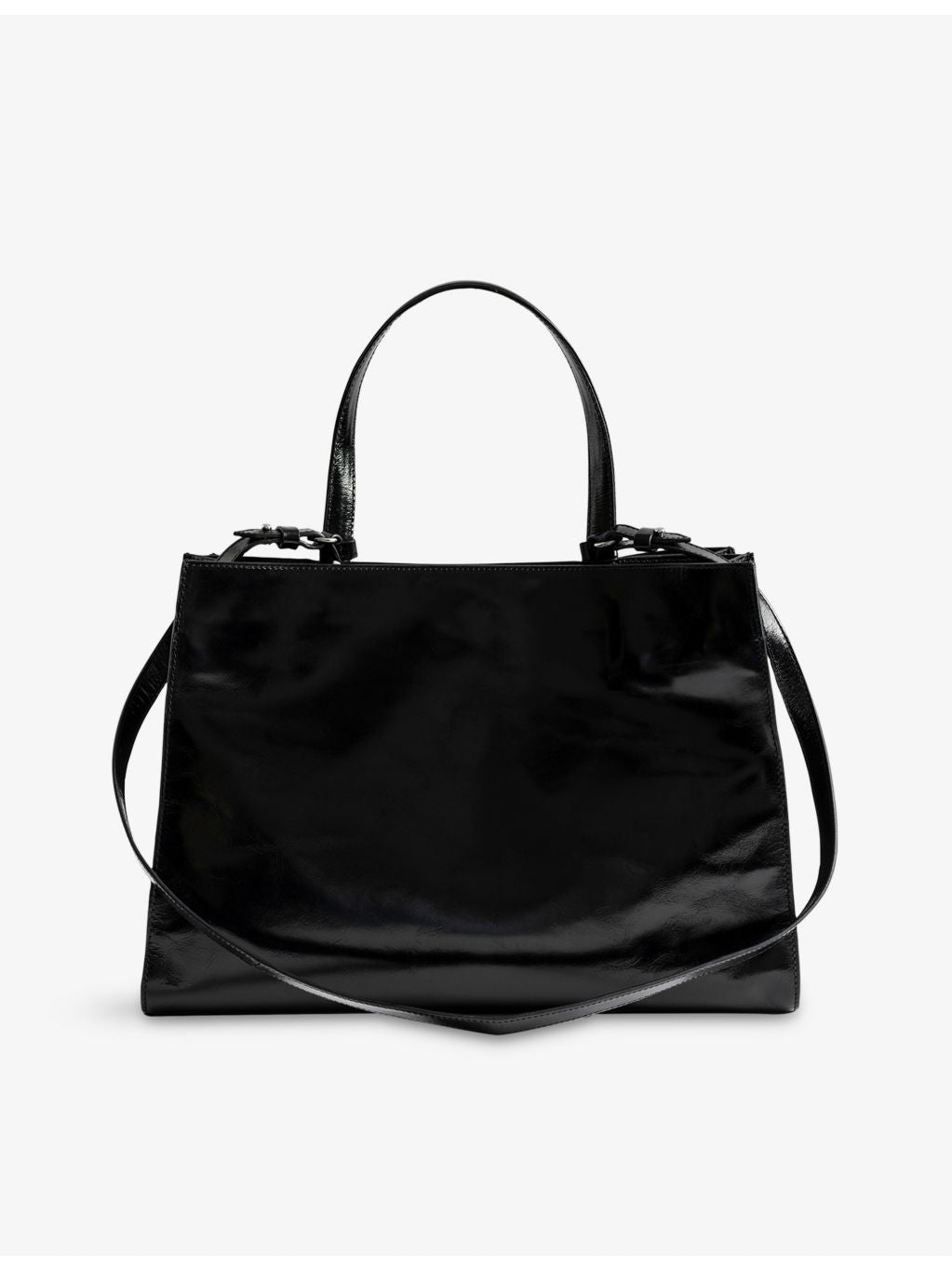 Zadig&Voltaire Jack patent-leather tote bag (British brand)