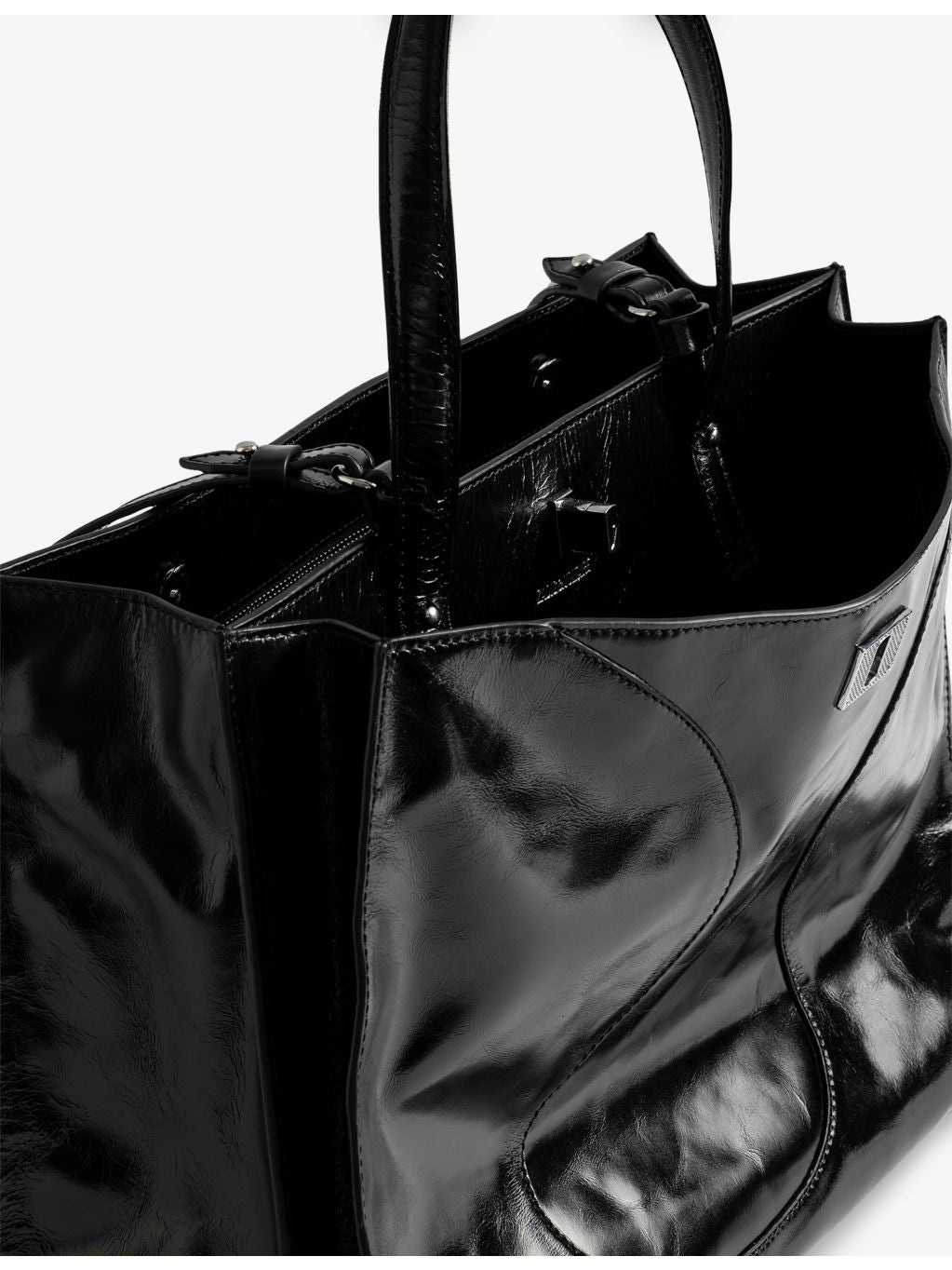 Zadig&Voltaire Jack patent-leather tote bag (British brand)