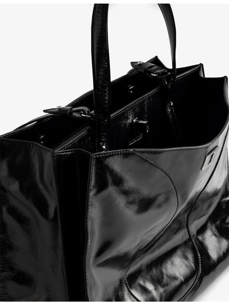 Zadig&Voltaire Jack patent-leather tote bag (British brand)