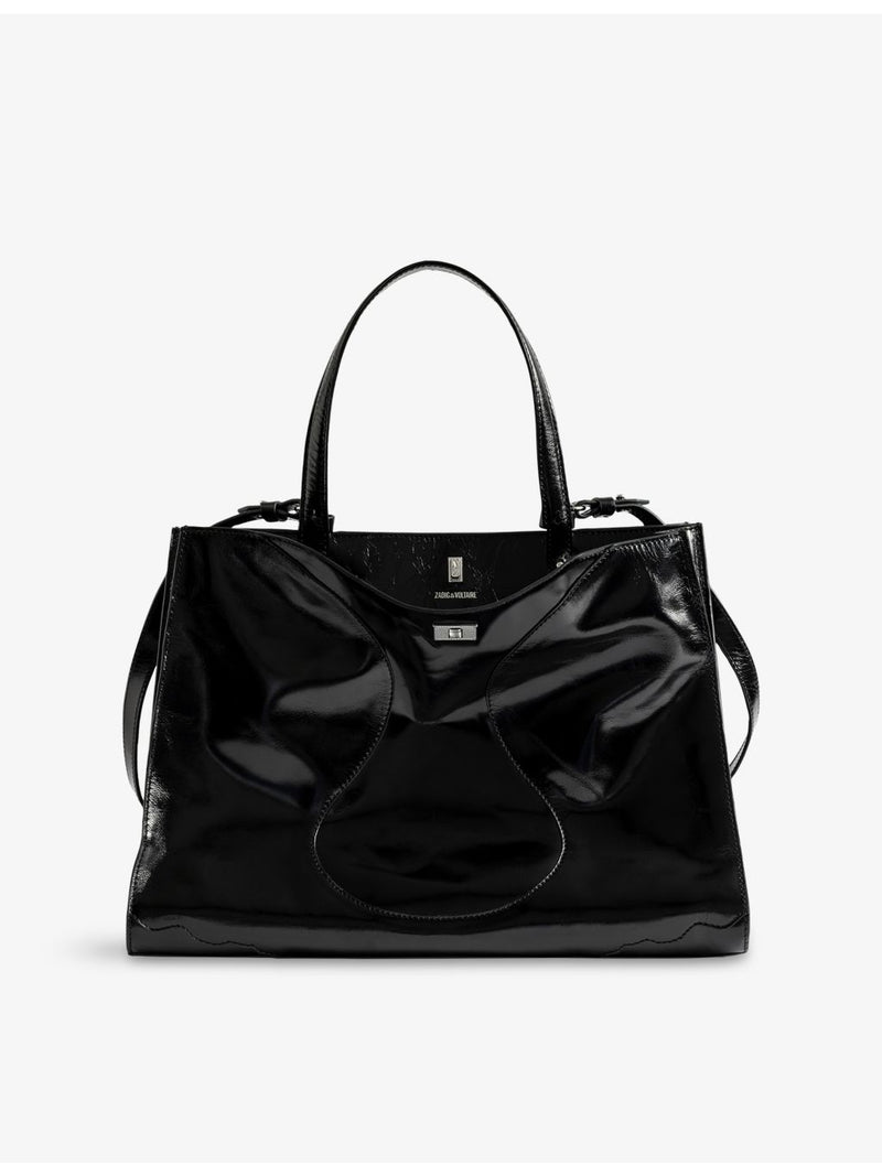 Zadig&Voltaire Jack patent-leather tote bag (British brand)
