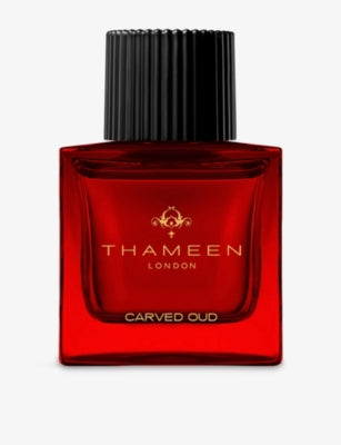 Thameen Red Carved Oud extrait de parfum 100ml, imported from the UK