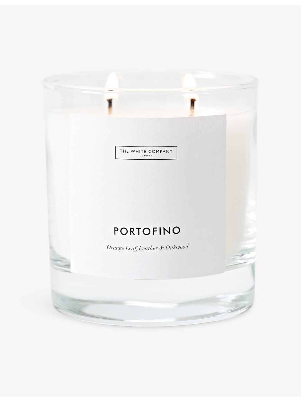The White Company Portofino two-wick scented candle 280g - British product