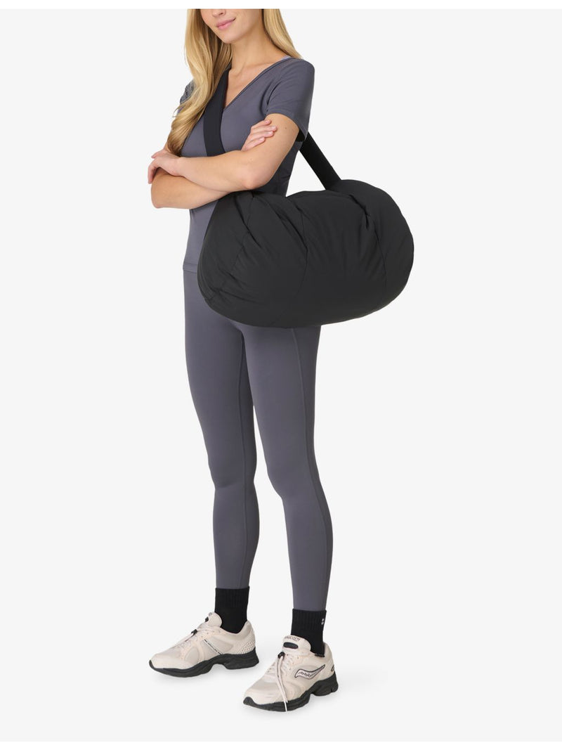 Sweaty Betty Nimbus Cloud duffel bag in soft woven fabric (British brand)