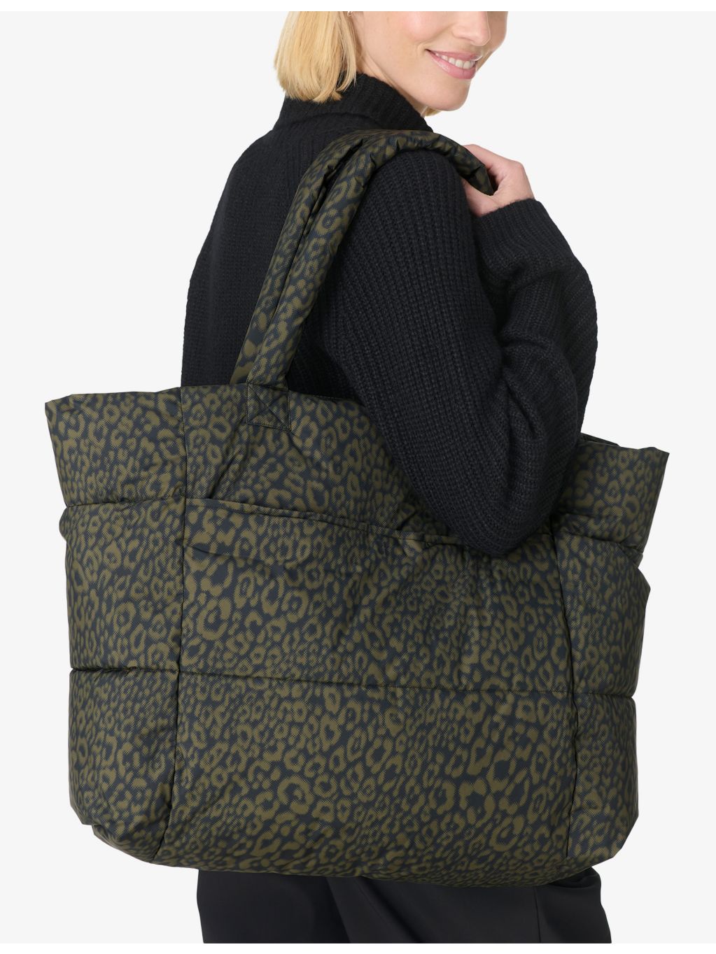 Sweaty Betty padded cross-body bag, imported from the UK