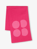 Sweaty Betty logo-print wool-blend scarf - British product