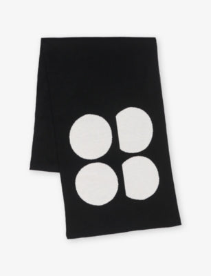 Sweaty Betty Logo-Print Wool-Blend Scarf