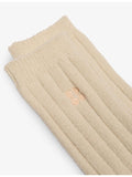 Sweaty Betty cosy ribbed stretch-knit socks, imported from the UK
