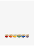 Le Creuset rainbow stoneware ramekins set of six - British product