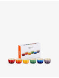 Le Creuset rainbow stoneware ramekins set of six - British product