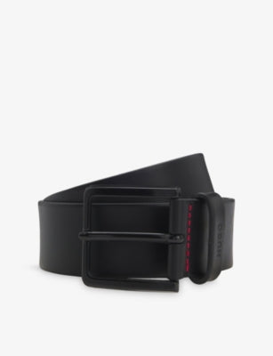Logo-Keeper Leather Belt - 42