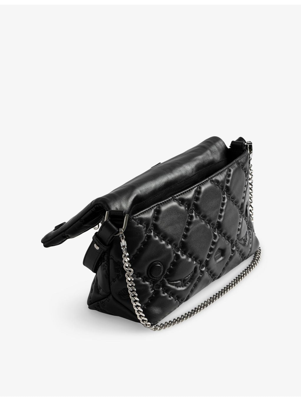 Zadig Voltaire Rocky II XL leather shoulder bag - British product