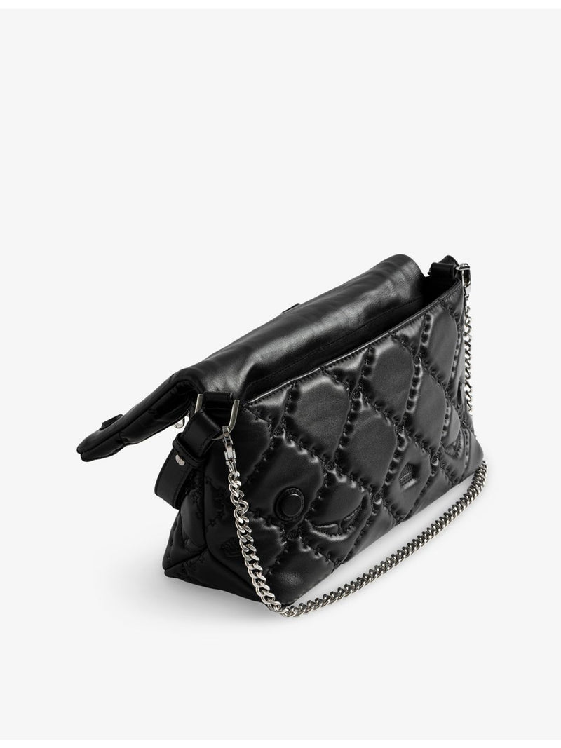 Zadig Voltaire Rocky II XL leather shoulder bag - British product