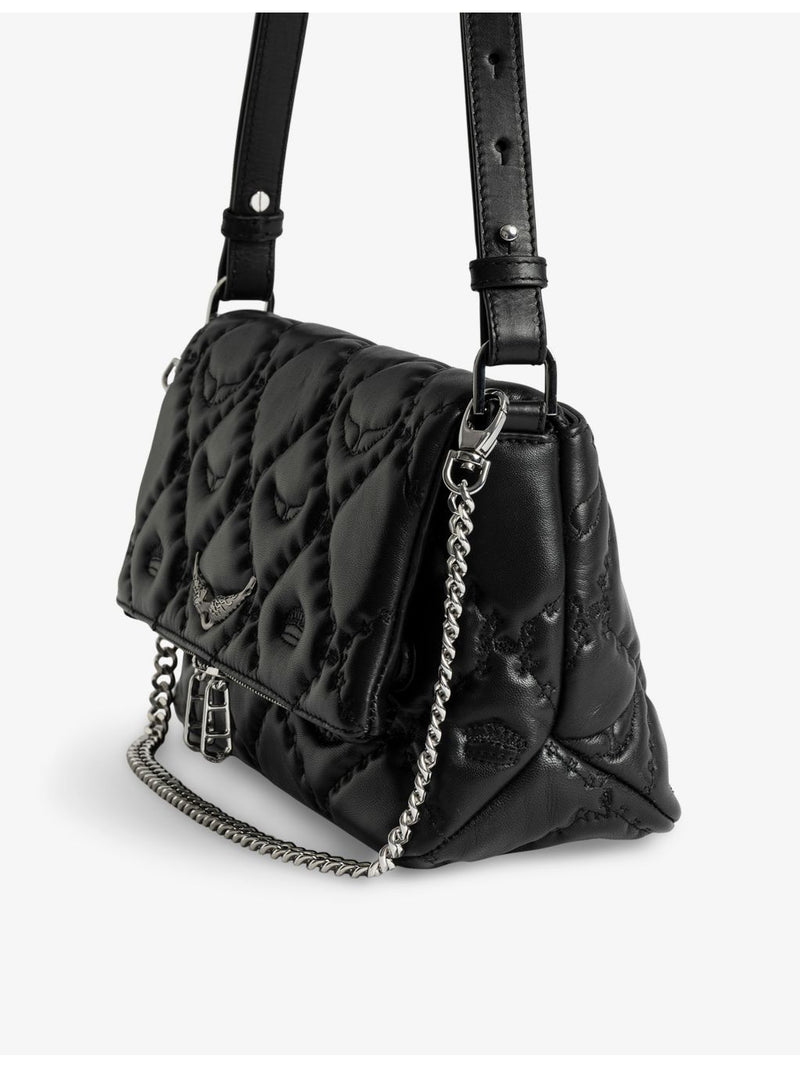 Zadig Voltaire Rocky II XL leather shoulder bag - British product