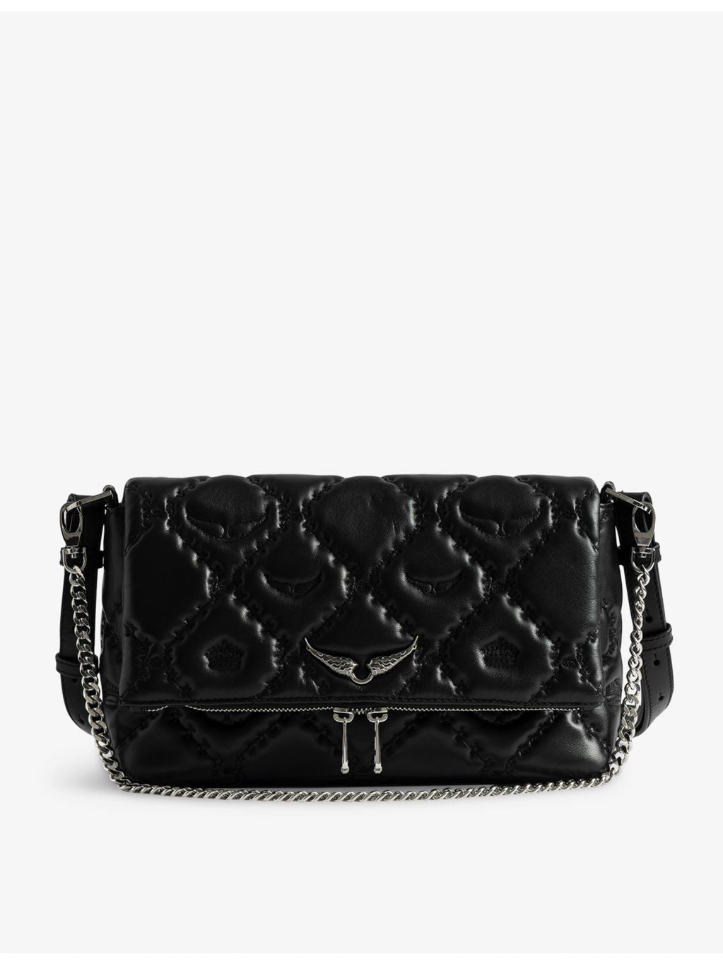 Zadig Voltaire Rocky II XL leather shoulder bag - British product