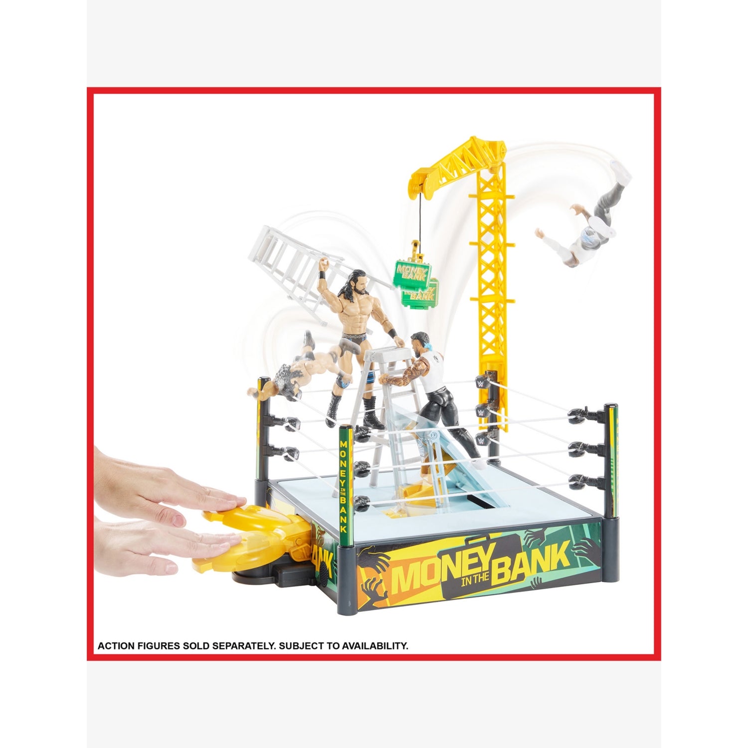 WWE Money in the Bank Cash-In Ring Playset, UK version