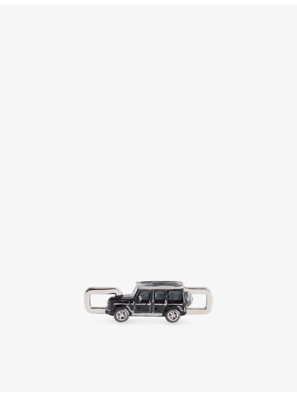 Suv rhodium-plated enamelled charm 3cm, imported from the UK
