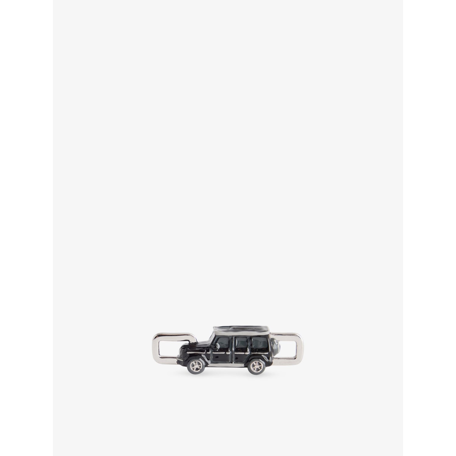 Suv rhodium-plated enamelled charm 3cm, imported from the UK