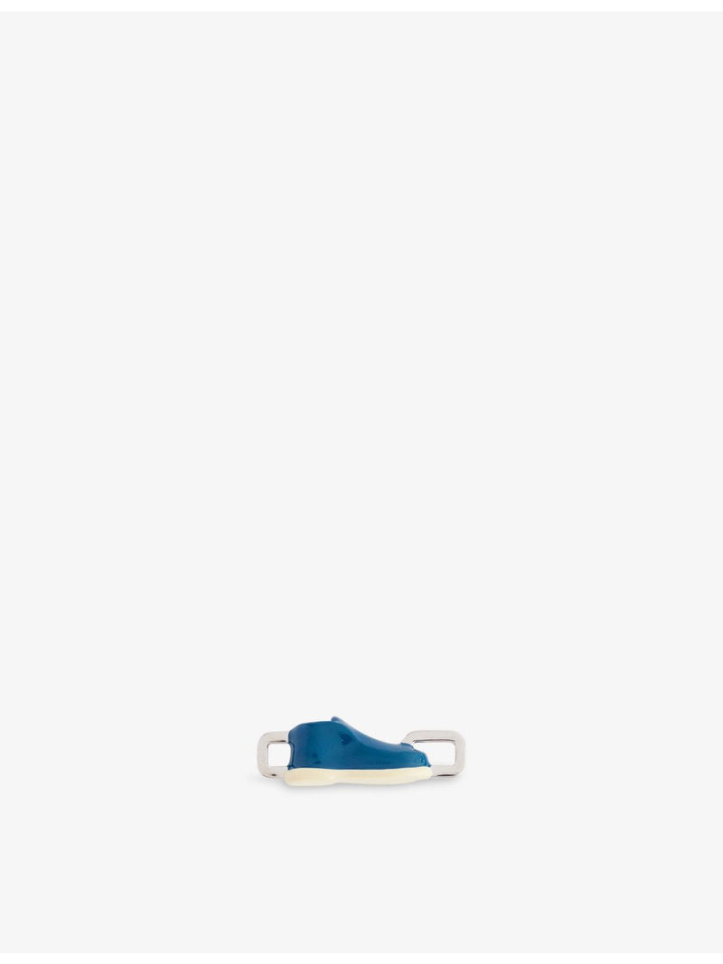 Poubel sterling silver enamelled shoe charm - British product