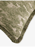 Soho Home square woven cushion with jacquard weave, imported from the UK