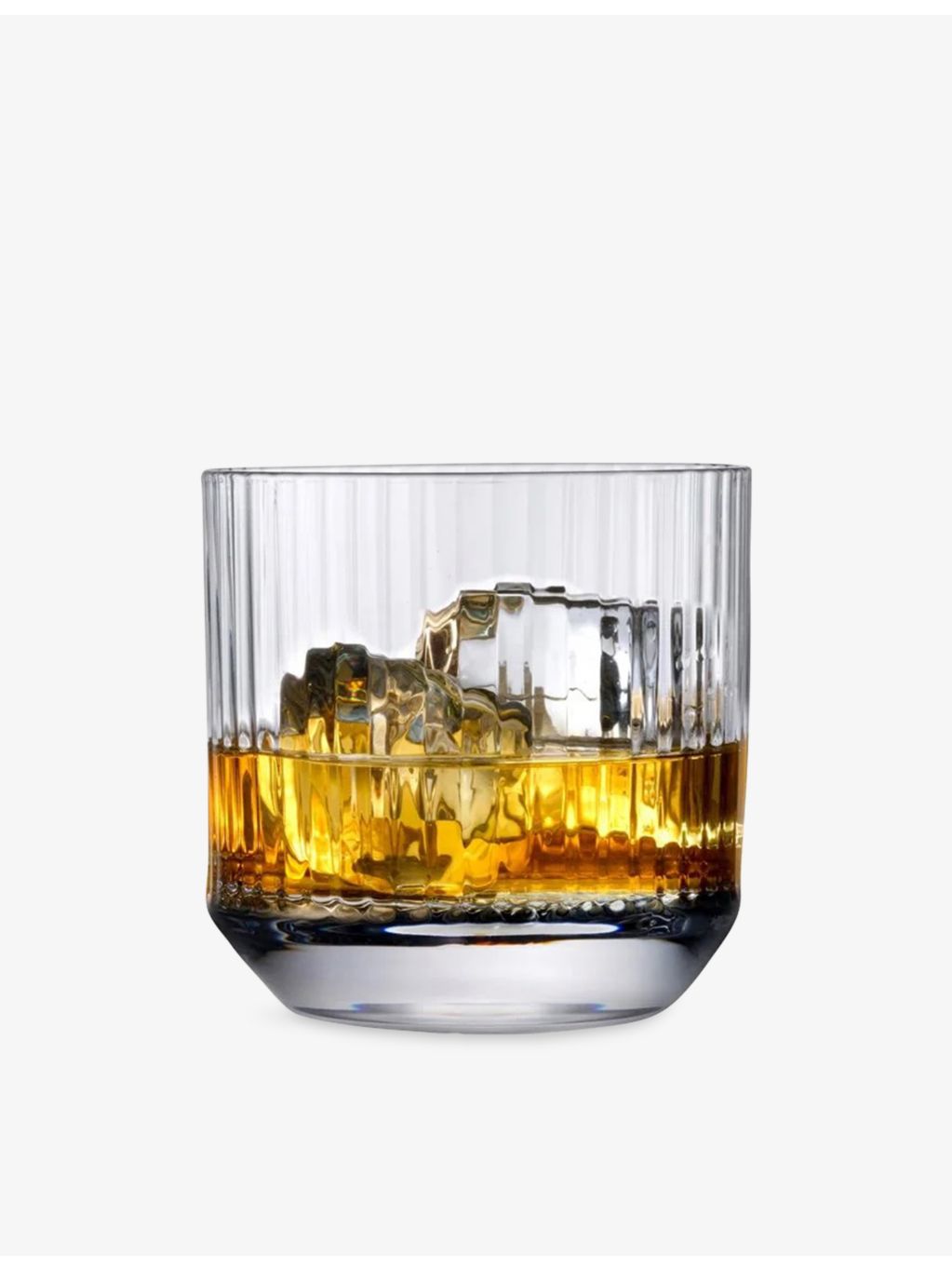 NUDE Big Top whiskey crystal glasses set of 4 (British brand)