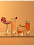 NUDE Big Top whiskey crystal glasses set of 4 (British brand)