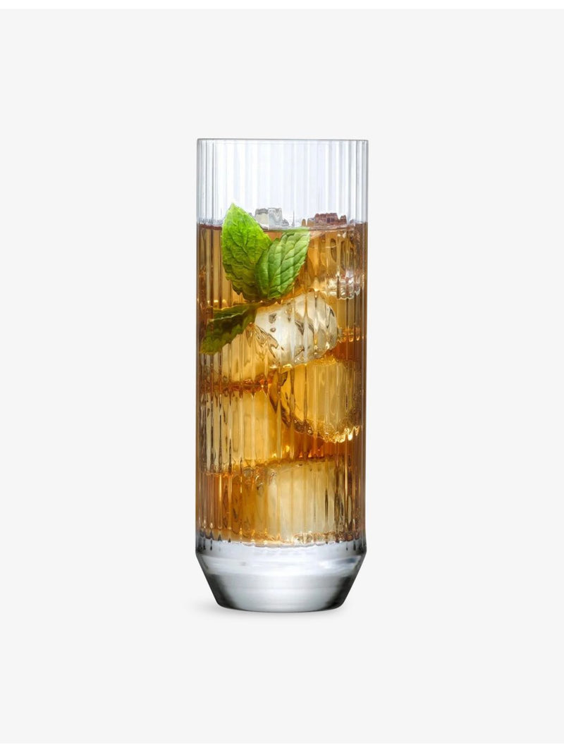 NUDE crystal highball glasses set of four 430ml (British brand)