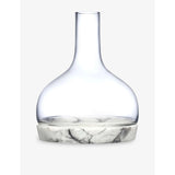 NUDE crystal glass carafe with marble base 1250ml, UK version