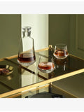 NUDE crystal glass whiskey bottle Paris collection 26cm, imported from the UK