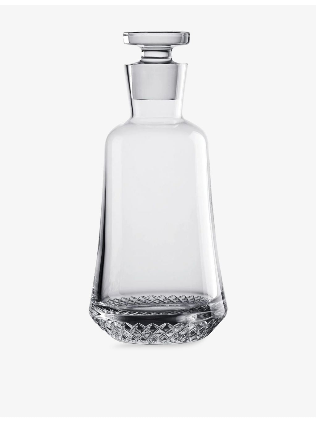 NUDE crystal glass whiskey bottle Paris collection 26cm, imported from the UK