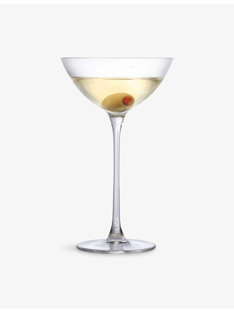 Savage Crystal Coupetini Glasses set of two, imported from the UK