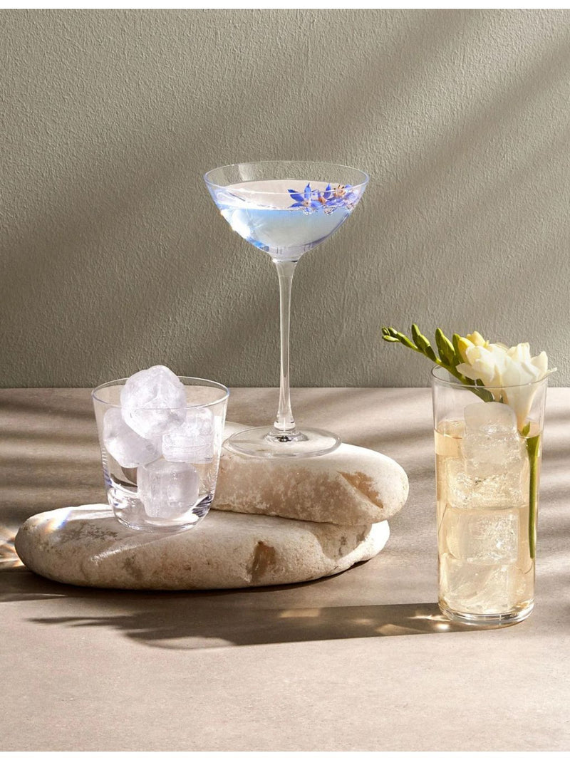 Savage Crystal Coupetini Glasses set of two, imported from the UK