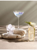 Savage Crystal Coupetini Glasses set of two, imported from the UK