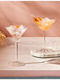 NUDE crystal margarita glasses set of two, imported from the UK