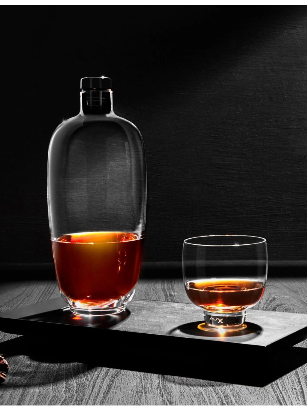 NUDE Malt whisky glasses set of two in lead-free crystal, UK version