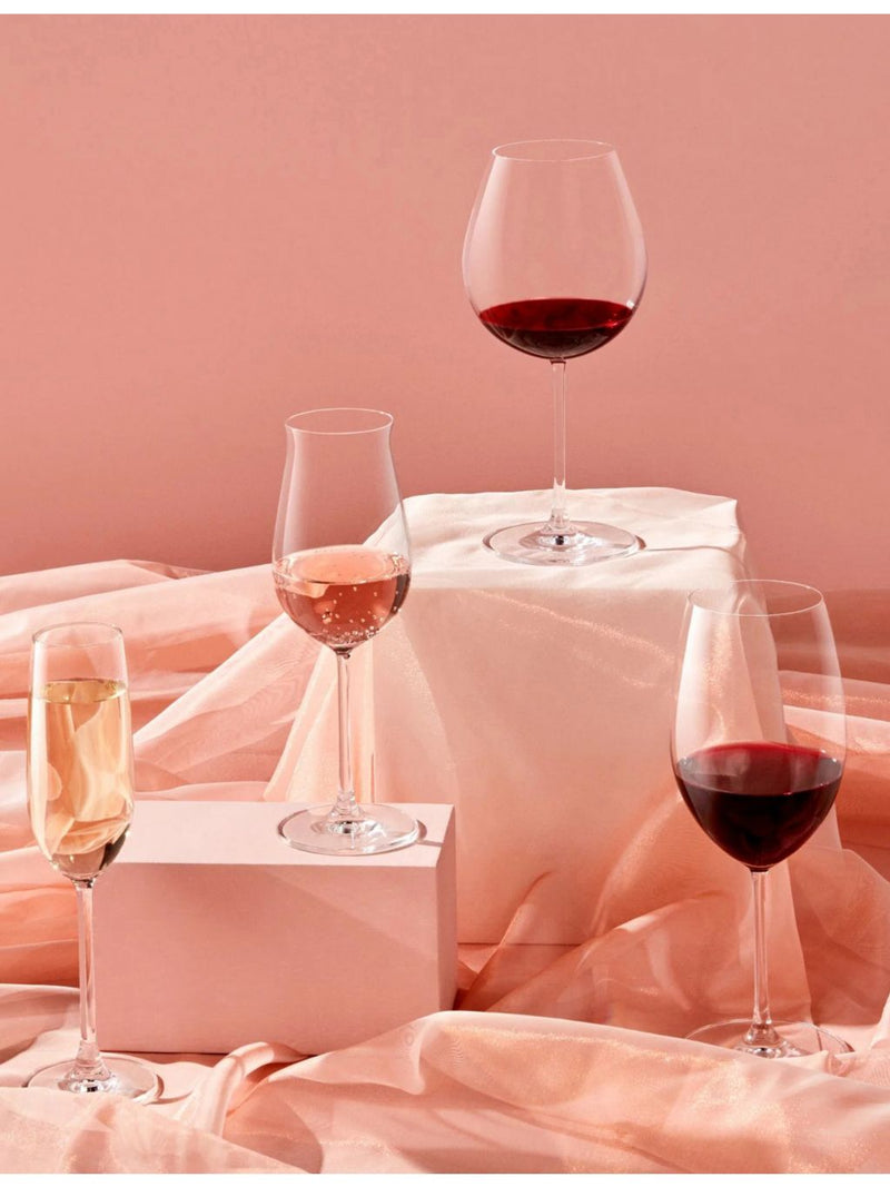 NUDE Bordeaux crystal glasses set of two 600ml (British brand)