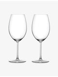 NUDE Bordeaux crystal glasses set of two 600ml (British brand)