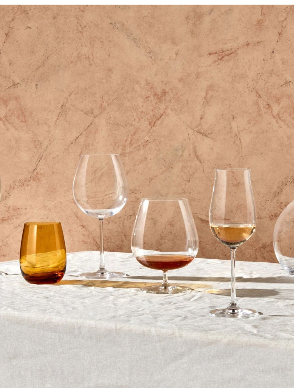 NUDE vintage champagne crystal glasses set of 2, imported from the UK