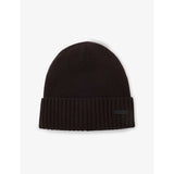 BOSS wool beanie with brand patch (British brand)