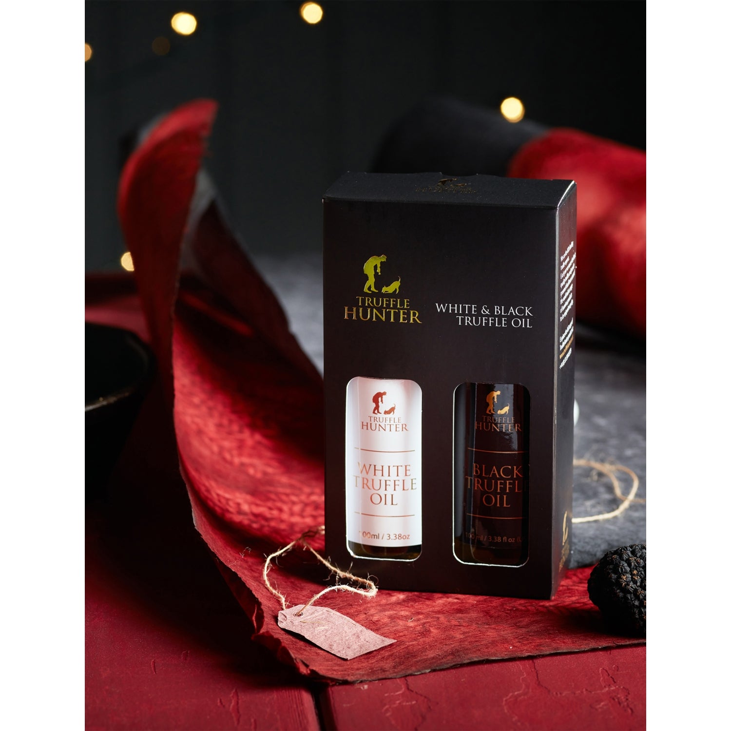 Truffle Hunter black and white truffle oil set 2x100ml (British brand)