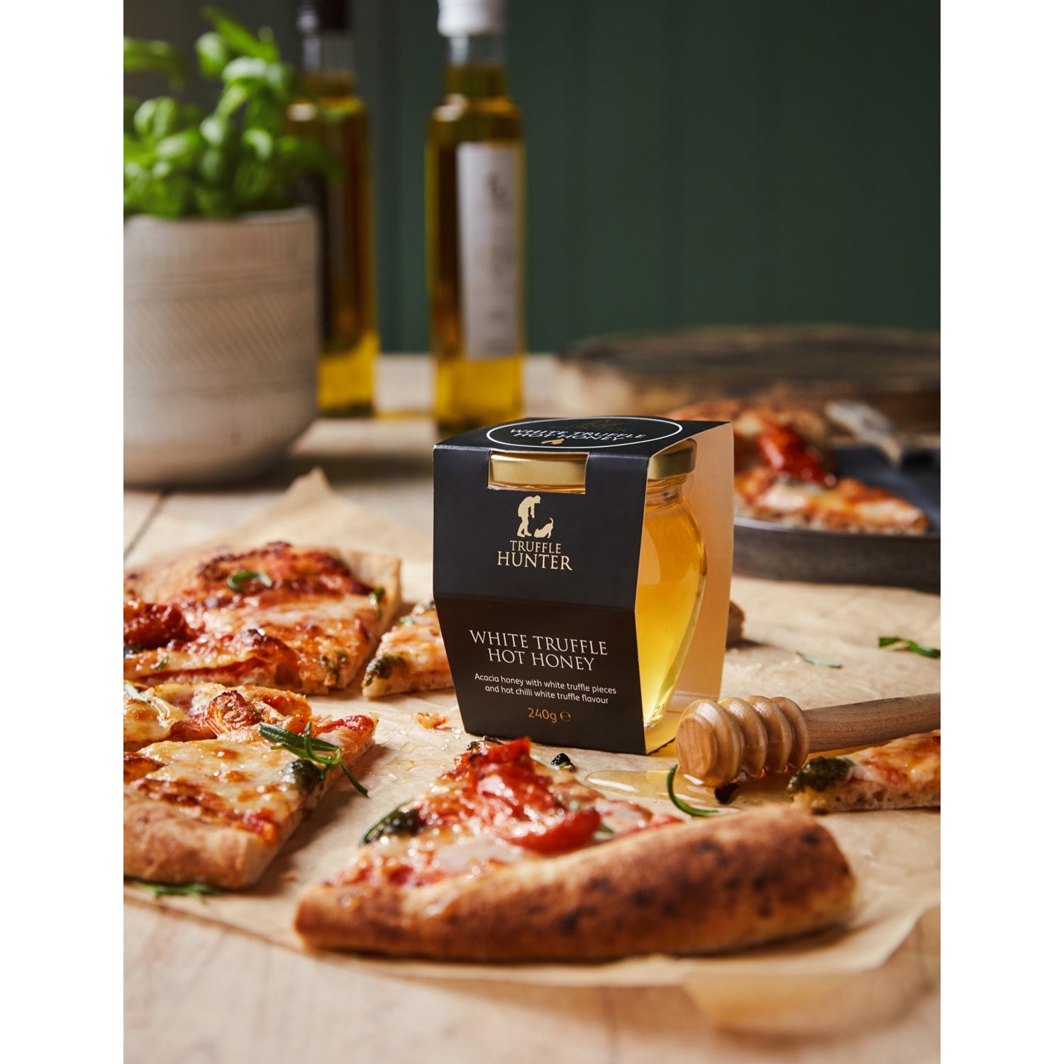 TruffleHunter white truffle hot honey 240g (British brand)
