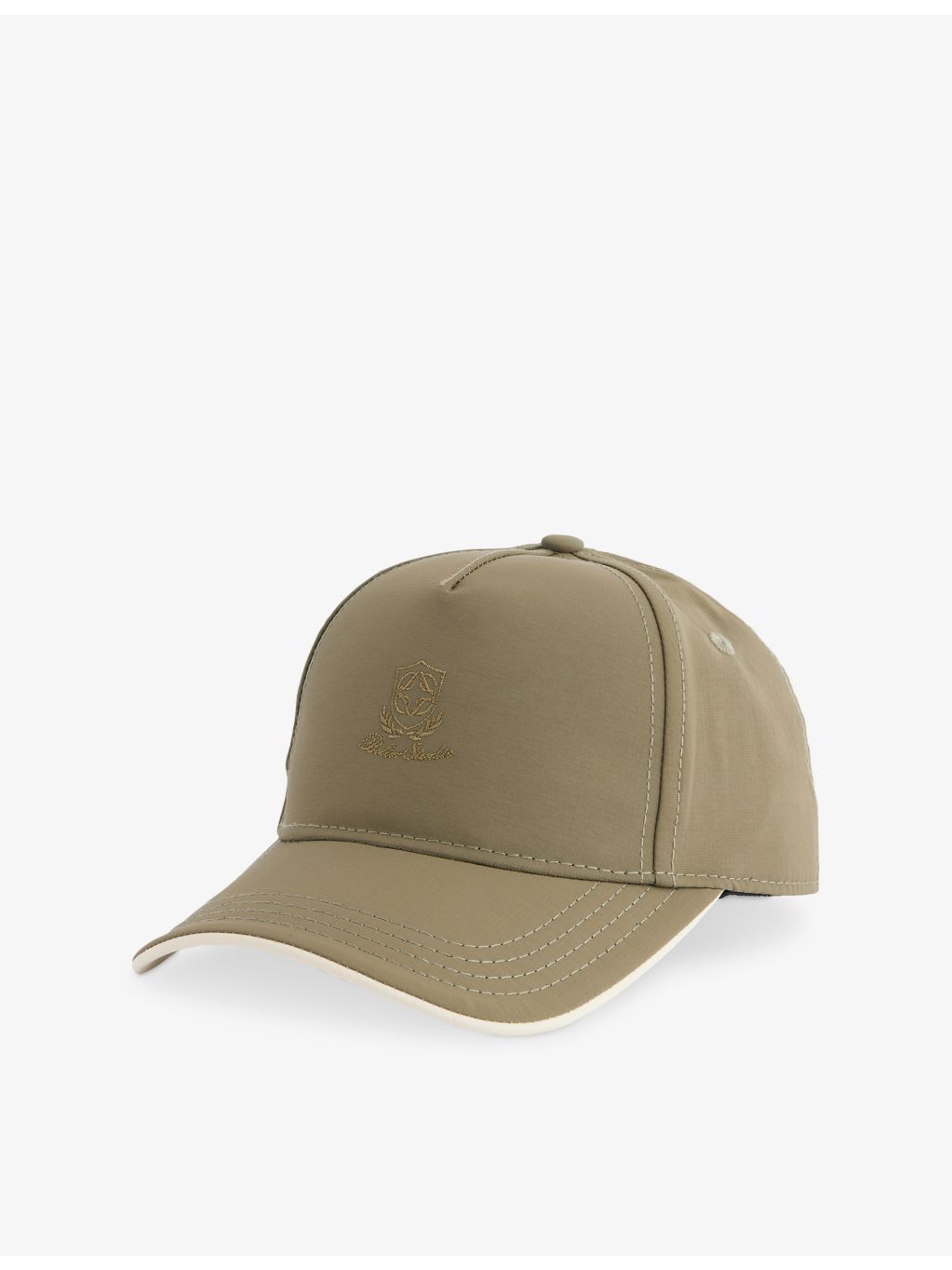 BÉLIER woven baseball cap with crest embroidery (British brand)