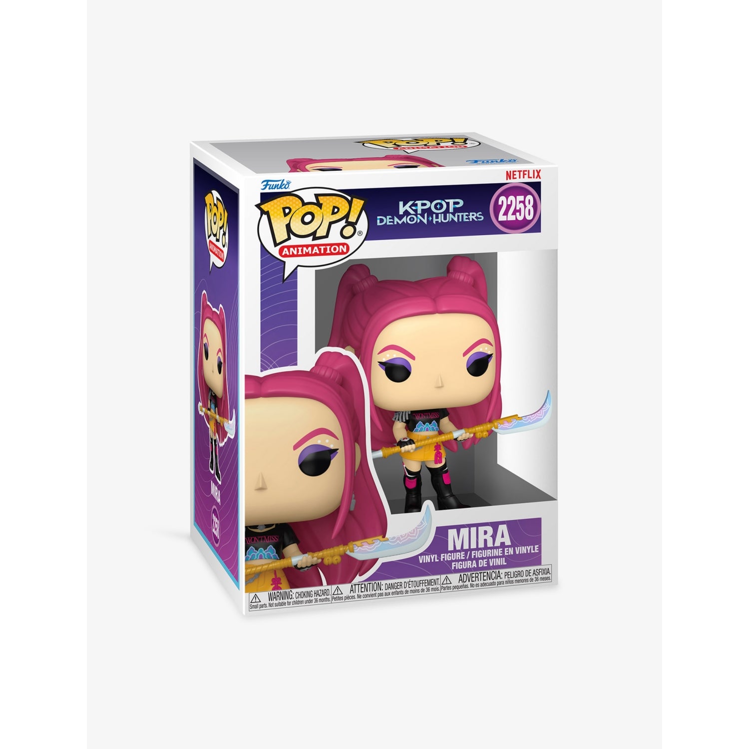 Funko Pop vinyl figure Mira from K-Pop Demon Hunter 11.2cm (British brand)