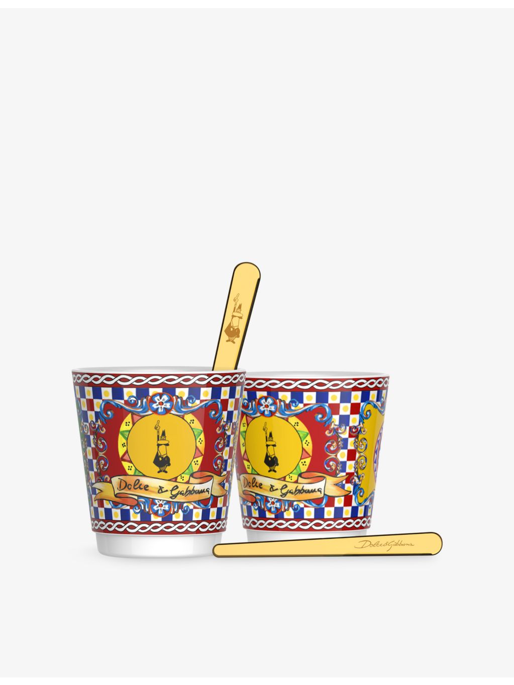 Bialetti Dolce & Gabbana Carretto espresso cups, imported from the UK