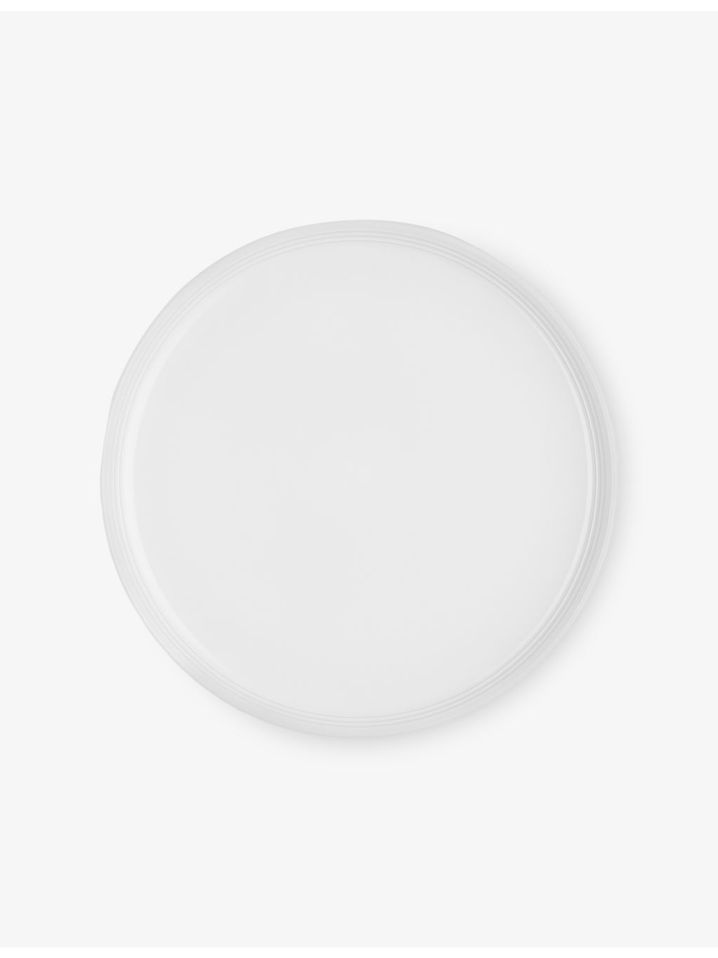 Le Creuset stoneware coupe dinner plate 27cm, imported from the UK